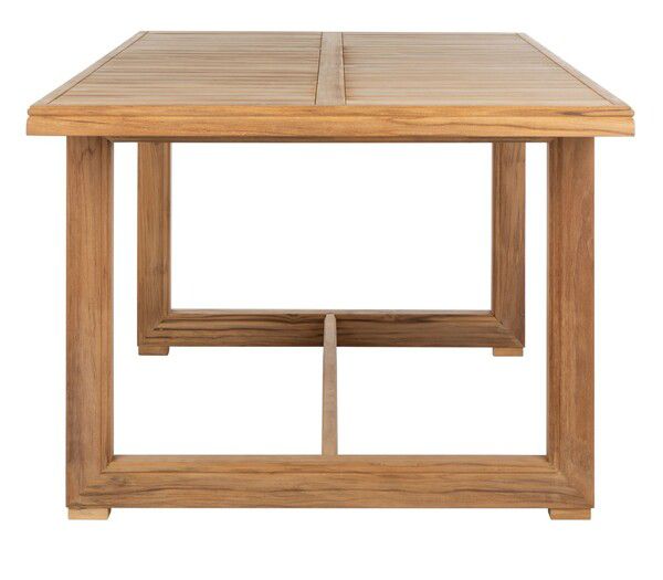 Safavieh Montford Teak Dining Table - Natural | Outdoor Tables | Modishstore - 3