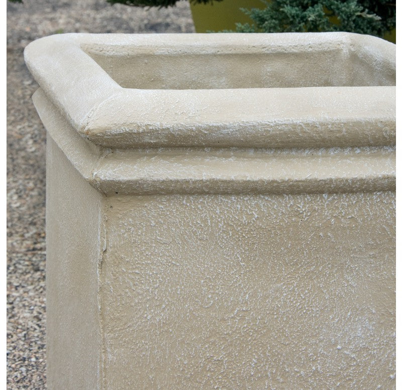 Limestone Planter, Cube Set of 4 by Gold Leaf Design Group | Outdoor Planters, Troughs & Cachepots | Modishstore - 2