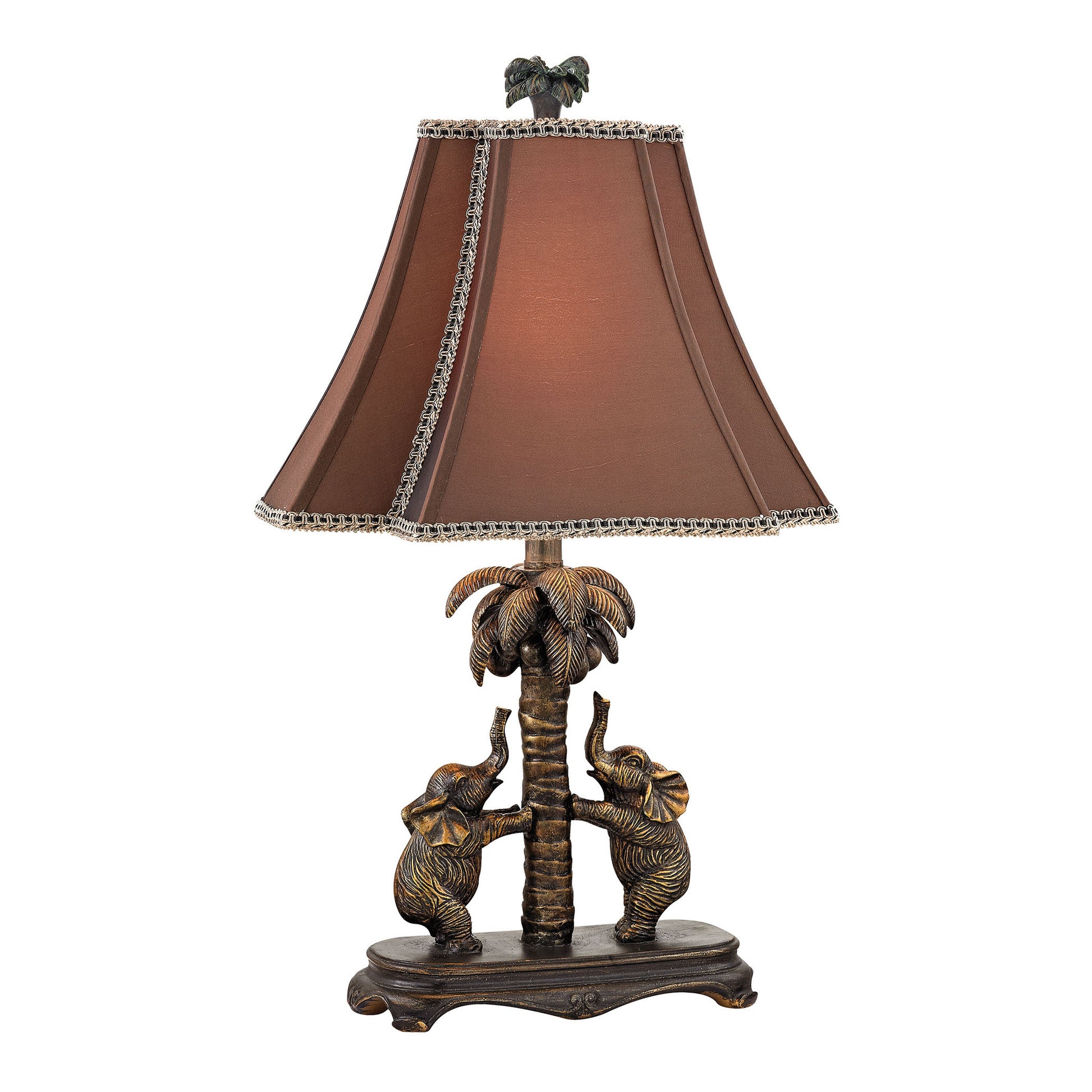 Dimond Lighting Adamslane Elephant Table Lamp in Bronze | Modishstore | Table Lamps