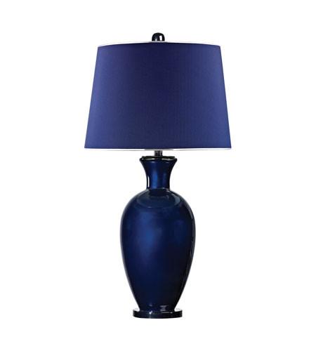 Dimond Lighting Navy Blue Glass Lamp With Navy Shade - D2516