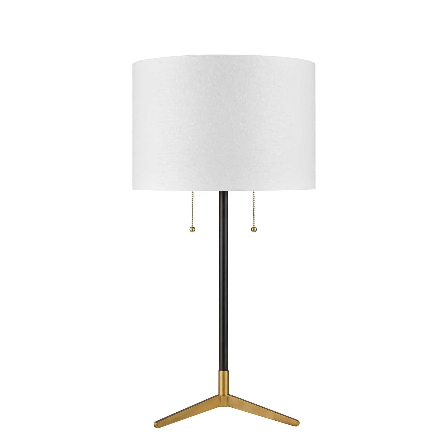 Clubhouse 29'' High 2-Light Table Lamp - Black By ELK |Table Lamps |Modishstore - 2