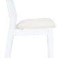 Safavieh Lucca Retro Dining Chair Set Of 2 - White | Dining Chairs | Modishstore - 2