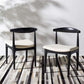 Safavieh Lionel Retro Dining Chair Set Of 2 - Black Body | Dining Chairs | Modishstore - 4