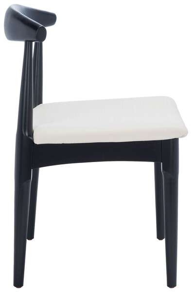 Safavieh Lionel Retro Dining Chair Set Of 2 - Black Body | Dining Chairs | Modishstore - 2