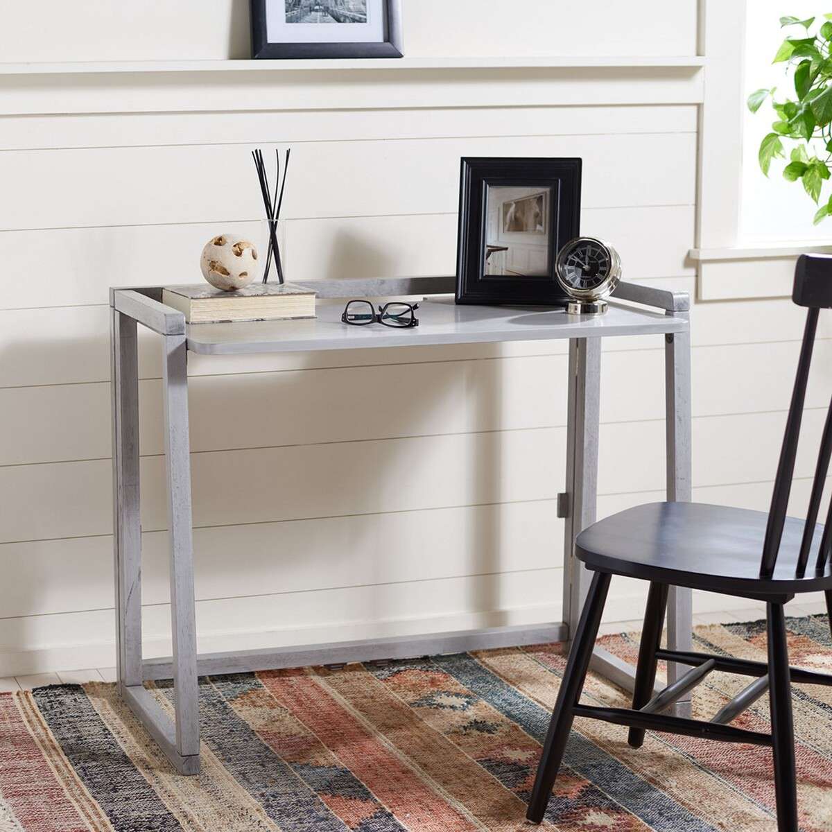 Safavieh Osgood Desk - Dark Gray | Desks | Modishstore - 4