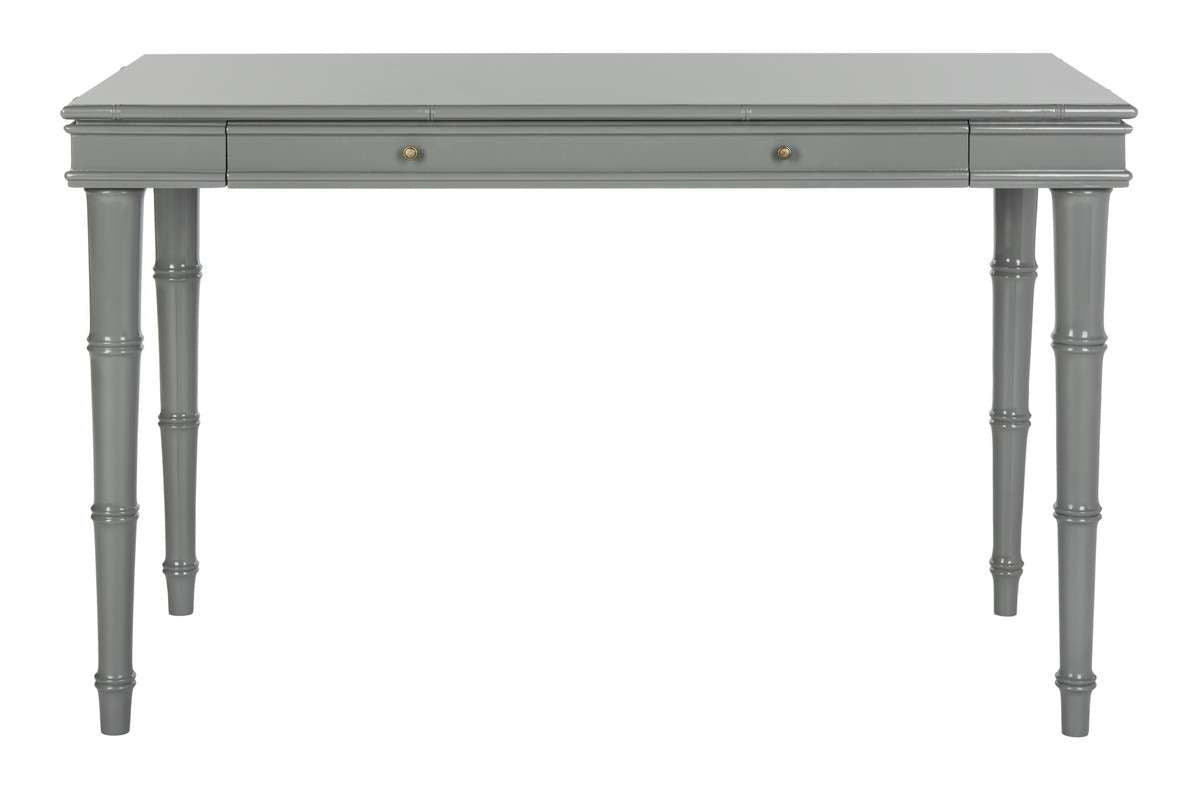 Safavieh Noely Modern Coastal Writing Desk - Gray | Desks | Modishstore