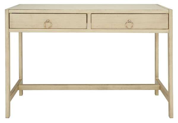 Safavieh Esther 2 Drawer Desk - Antique White | Desks | Modishstore - 2