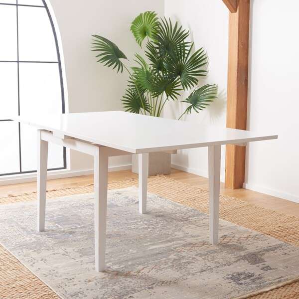 Safavieh Cullen Extension Dining Table - White | Dining Tables | Modishstore - 4