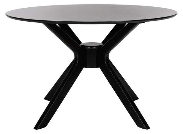 Safavieh Nicolai Round Dining Table - Matte Black | Dining Tables | Modishstore - 2