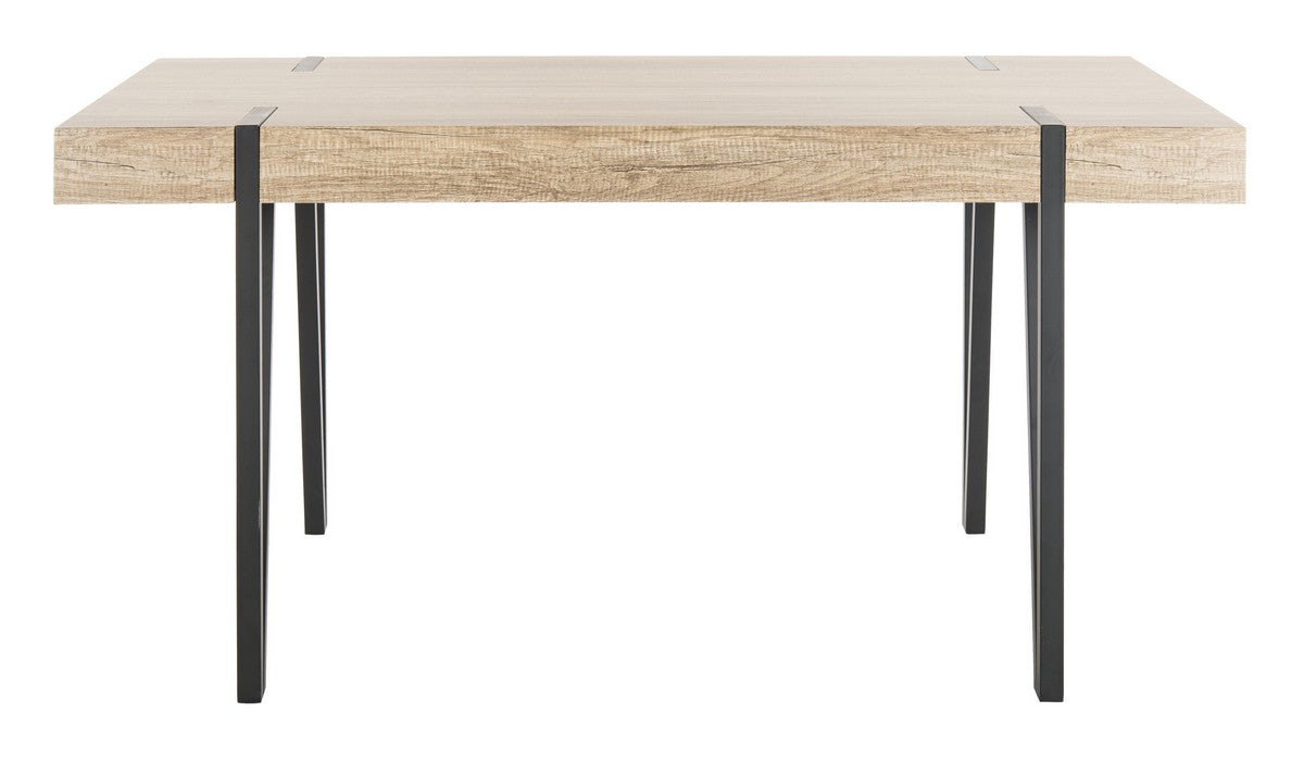 Safavieh Alyssa Rustic Midcentury Wood Top Dining Table | Dining Tables | Modishstore - 1