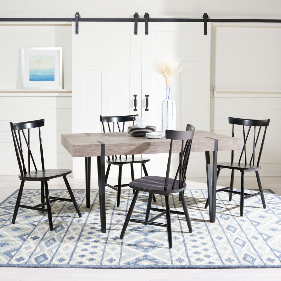 Safavieh Alyssa Dining Table Grey Oak