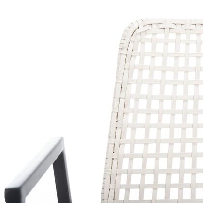 Safavieh Wynona Leather Woven Dining Chair | Dining Chairs | Modishstore - 3