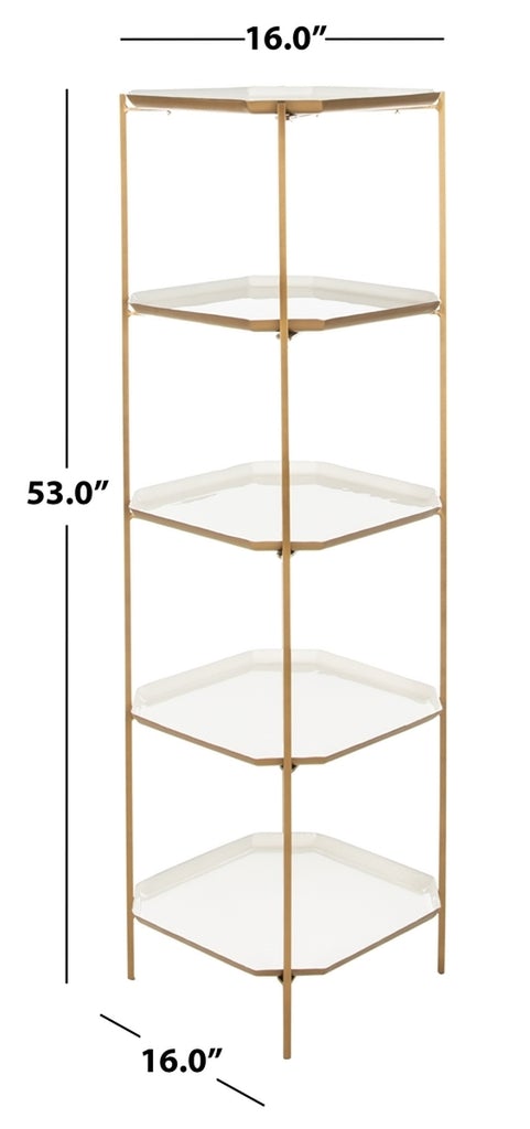 Safavieh Sylvie 5 Tier Etagere | Etagere | Modishstore - 4