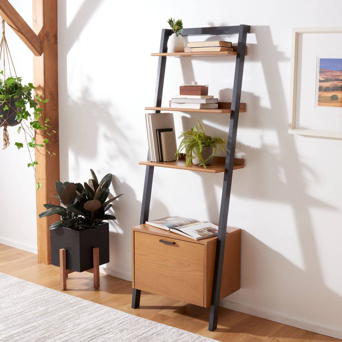 Safavieh Lavina 3 Shelf 1 Door Etagere | Etagere | Modishstore - 2