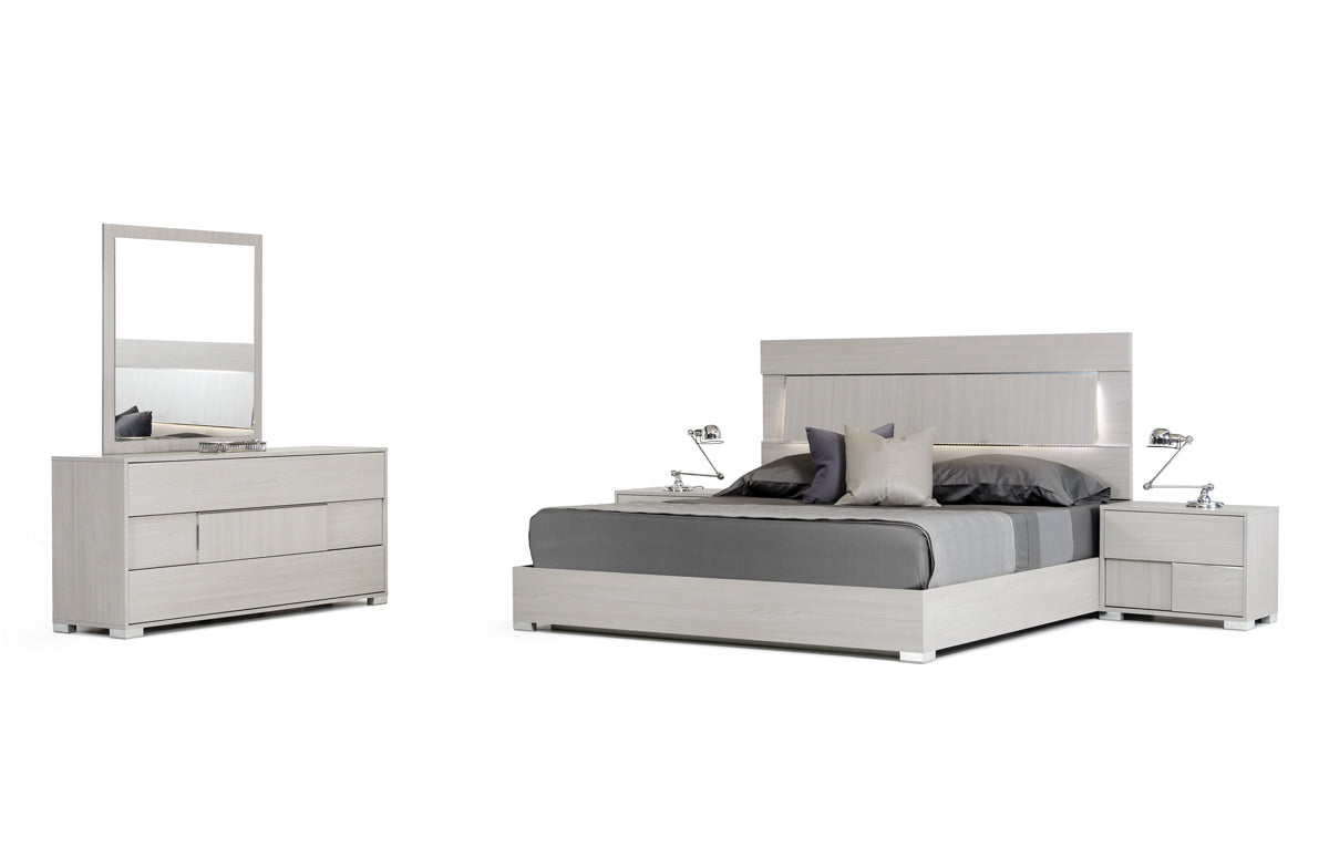 Modrest Ethan Italian Modern Grey Bedroom Set | Bedroom Sets | Modishstore - 2