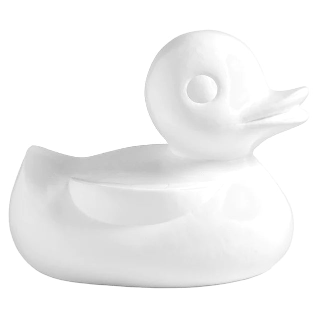 Fiberglass Duck Indore Sculpture, White By Gold Leaf Design Group | Animals & Pets | Modishstore