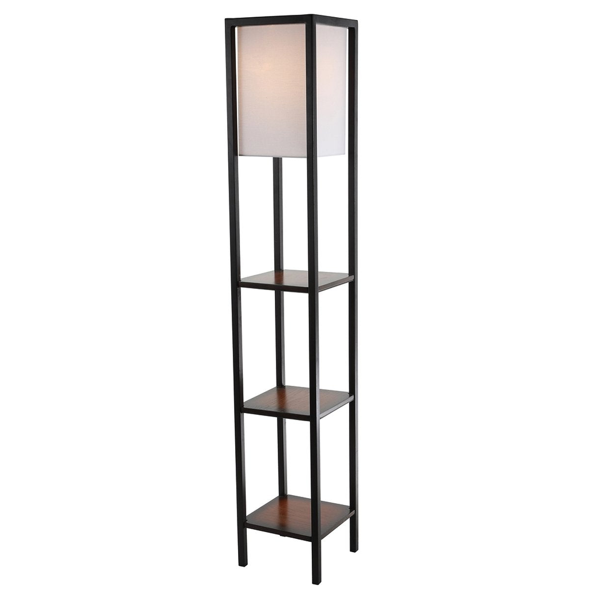 Safavieh Rista Shelf Floor Lamp - Cherry | Floor Lamps | Modishstore - 3