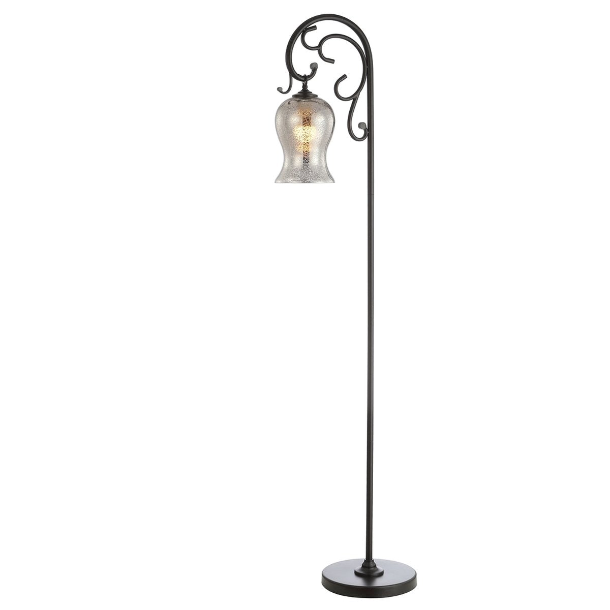 Safavieh Meridia Floor Lamp - Black | Floor Lamps | Modishstore - 3