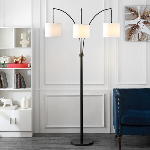 Safavieh Prina Floor Lamp - Black | Floor Lamps | Modishstore