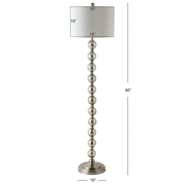 Safavieh Cace Floor Lamp - Nickel | Floor Lamps | Modishstore - 3