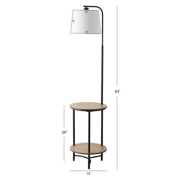 Safavieh Henley Floor Lamp - Matte Black | Floor Lamps | Modishstore - 3