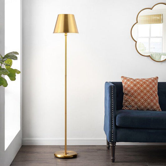 Safavieh Asher Iron Floor Lamp - Brass | Floor Lamps | Modishstore