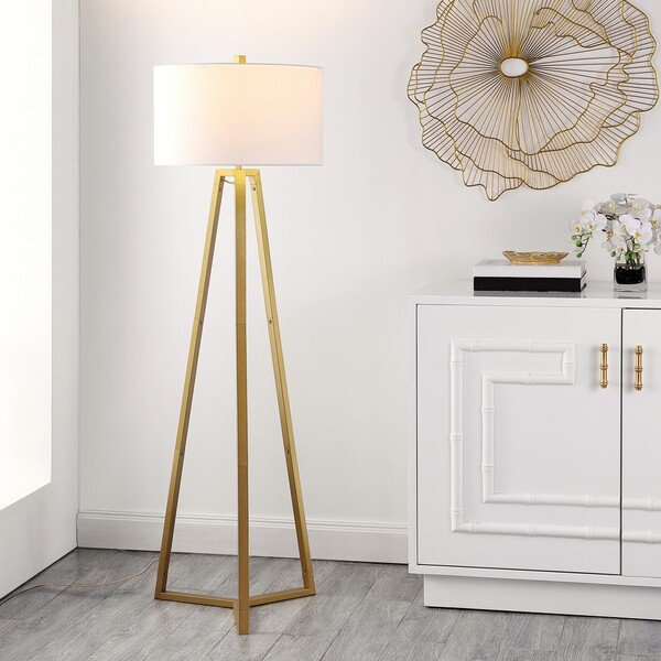 Safavieh Deisa Floor Lamp - Gold | Floor Lamps | Modishstore