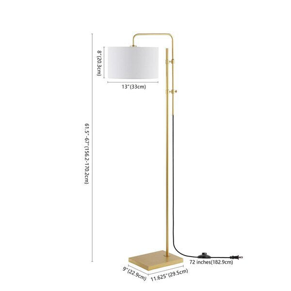 Safavieh Idra Floor Lamp - Gold | Floor Lamps | Modishstore - 3