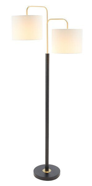 Safavieh Geordi Floor Lamp - Black | Floor Lamps | Modishstore - 2