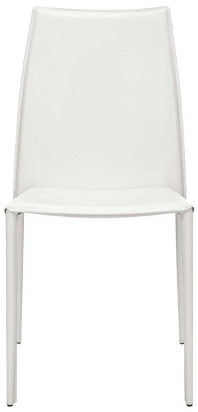 Safavieh Kdark Greyin 19''H Stacking Side Chair (Set Of 2) - White | Dining Chairs | Modishstore - 2