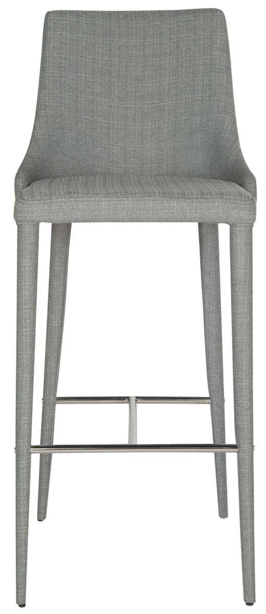 Safavieh Summerset Bar Stool - Gray Linen | Bar Stools | Modishstore - 2