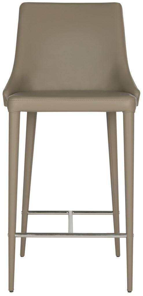 Safavieh Summerset Counter Stool Set Of 2 - Taupe | Counter Stools | Modishstore