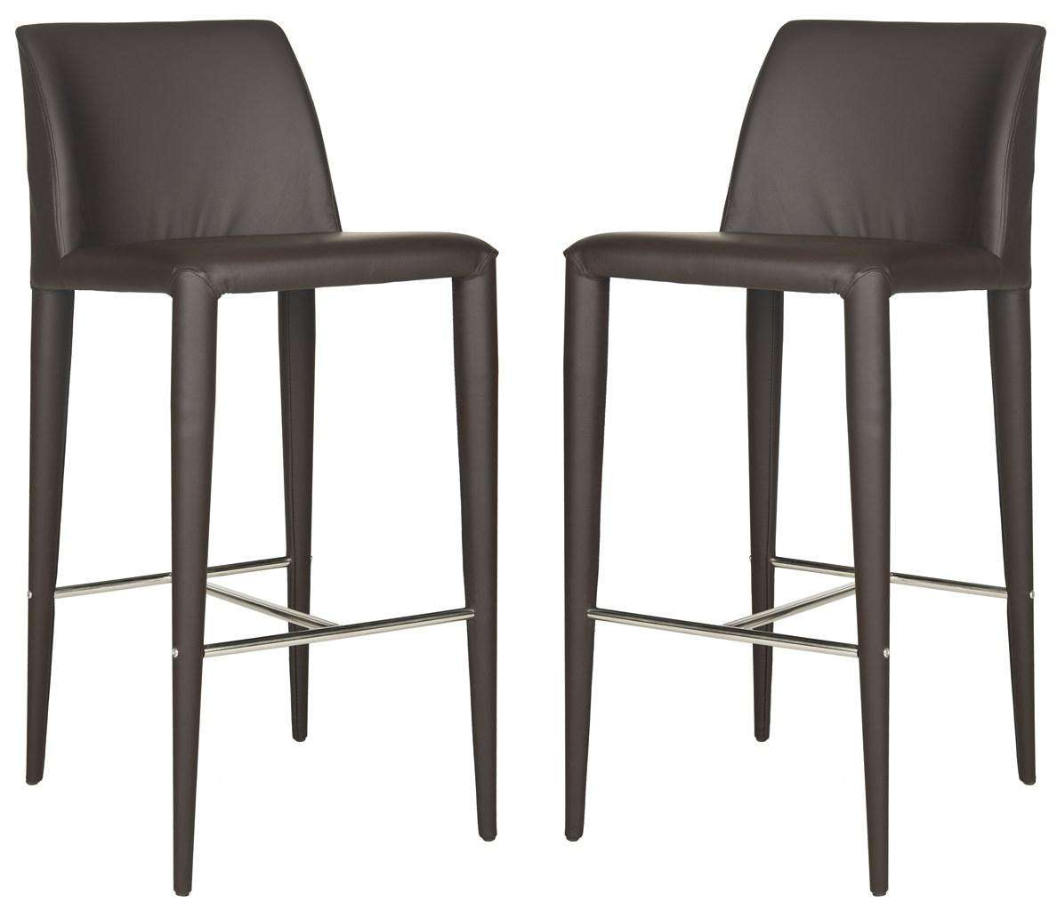 Safavieh Garretson Counter Stool Set Of 2 - Brown | Counter Stools | Modishstore