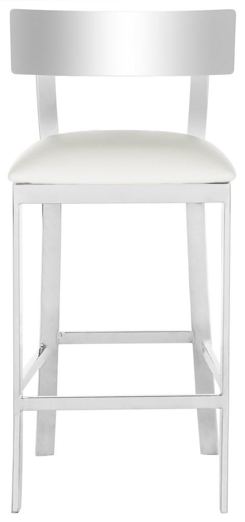 Safavieh Abby 35''H Stainless Steel Counter  Stool | Counter Stools | Modishstore - 4