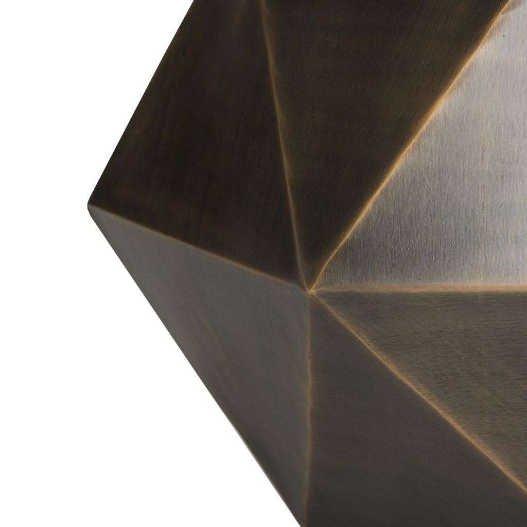 Safavieh Astrid Faceted Coffee Table - Copper | Coffee Tables | Modishstore - 2