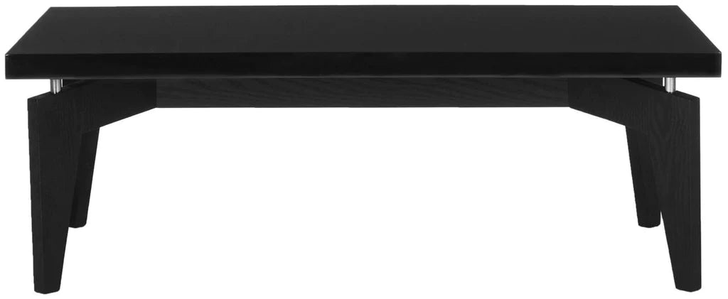 Safavieh Josef Retro Lacquer Floating Top Coffee Table - Black | Coffee Tables | Modishstore - 4