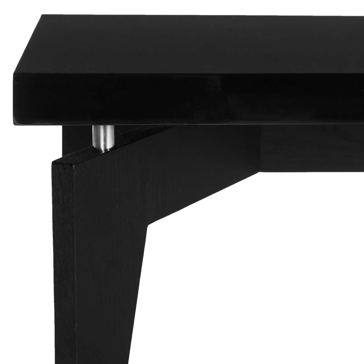 Safavieh Josef Retro Lacquer Floating Top Coffee Table - Black | Coffee Tables | Modishstore - 3