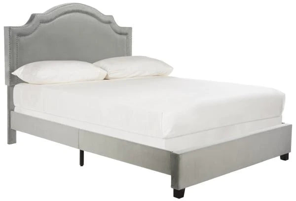 Safavieh Theron Bed Full Size - Grey | Beds | Modishstore - 6