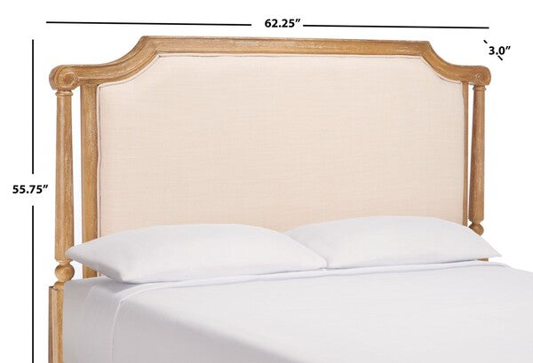 Safavieh Hudson Headboard Queen Size - Beige | Headboards | Modishstore - 5