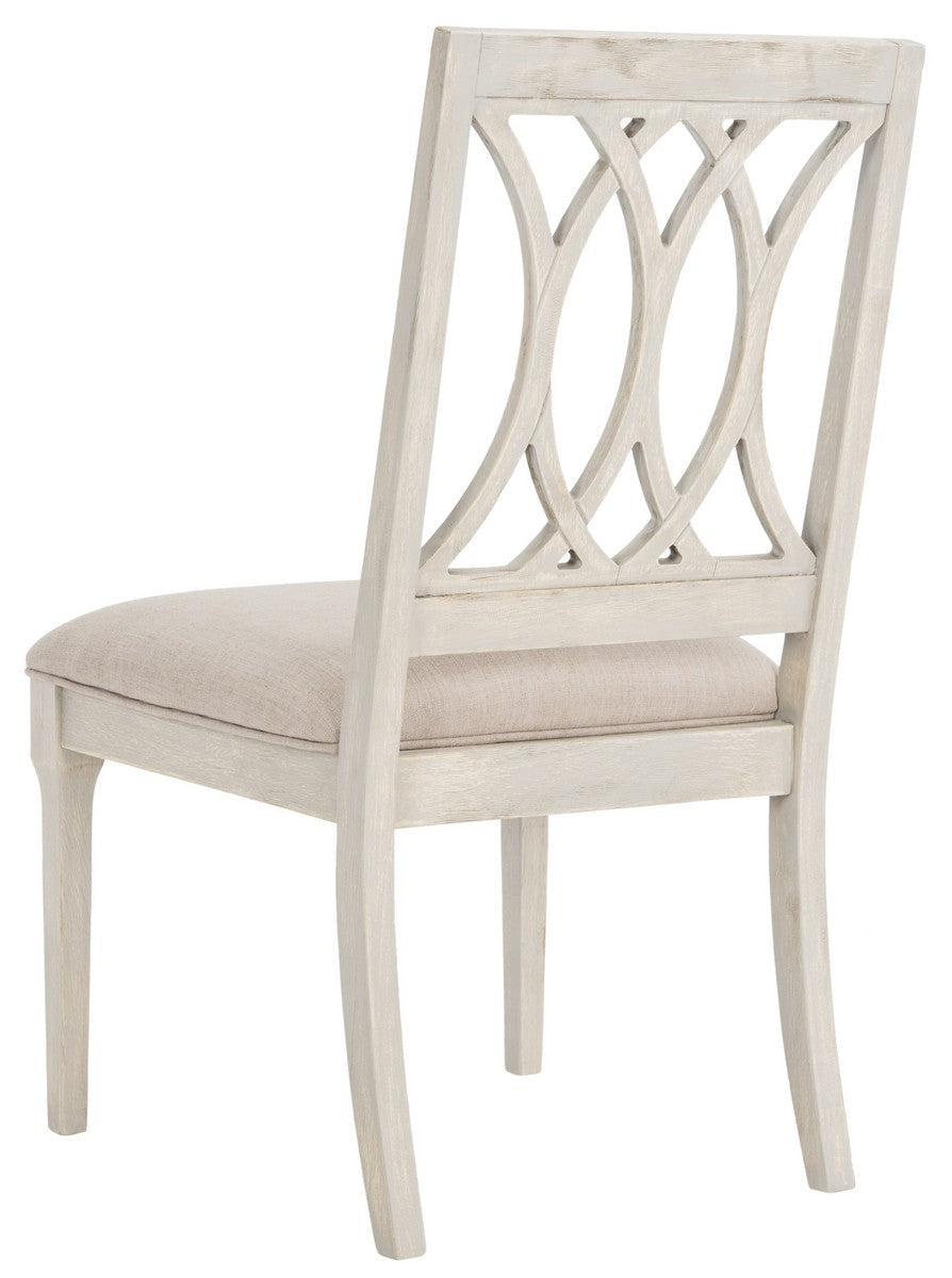 Safavieh Selena 19''H Linen Side Chair | Dining Chairs | Modishstore - 2