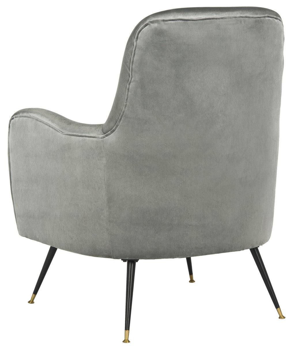 Safavieh Noelle Velvet Retro Mid Century Accent Chair | Accent Chairs | Modishstore - 2