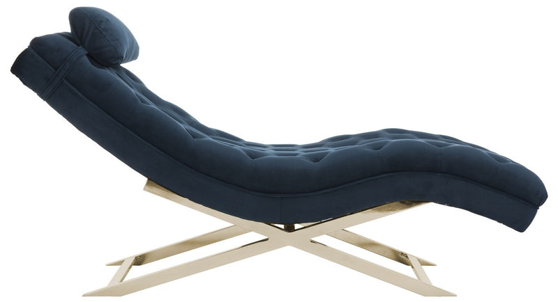 Safavieh Monroe Chaise W/ Headrest Pillow | Lounge Chairs | Modishstore - 5