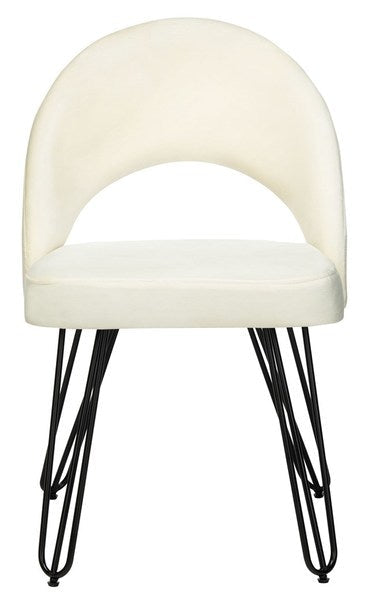 Safavieh Jora Velvet Retro Side Chair | Dining Chairs | Modishstore - 8