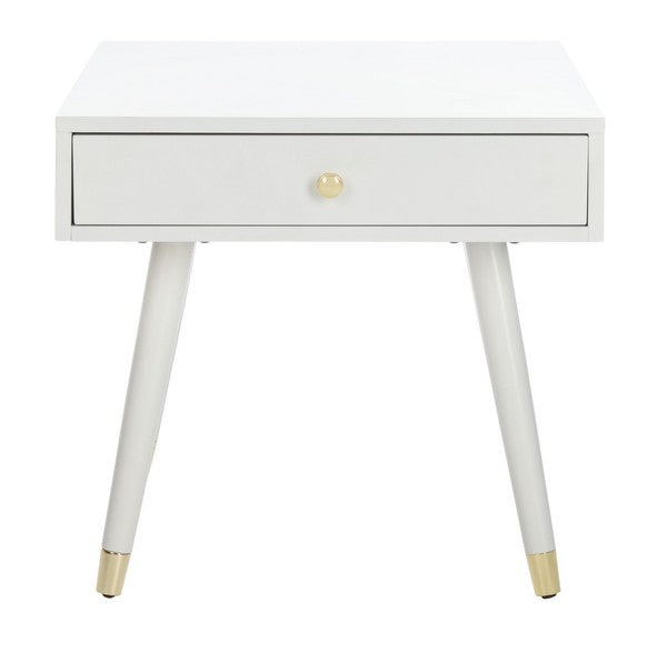 Safavieh Levinson Gold Cap End Table | End Tables | Modishstore - 5