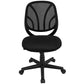 Y-Go Office Chair™ Mid-Back Black Mesh Swivel Task Office Chair By Flash Furniture | Office Chairs | Modishstore - 4