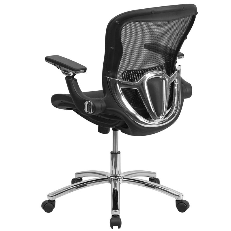 Ergonomic Office Chair: Mid Back Mesh, Height Adjustable