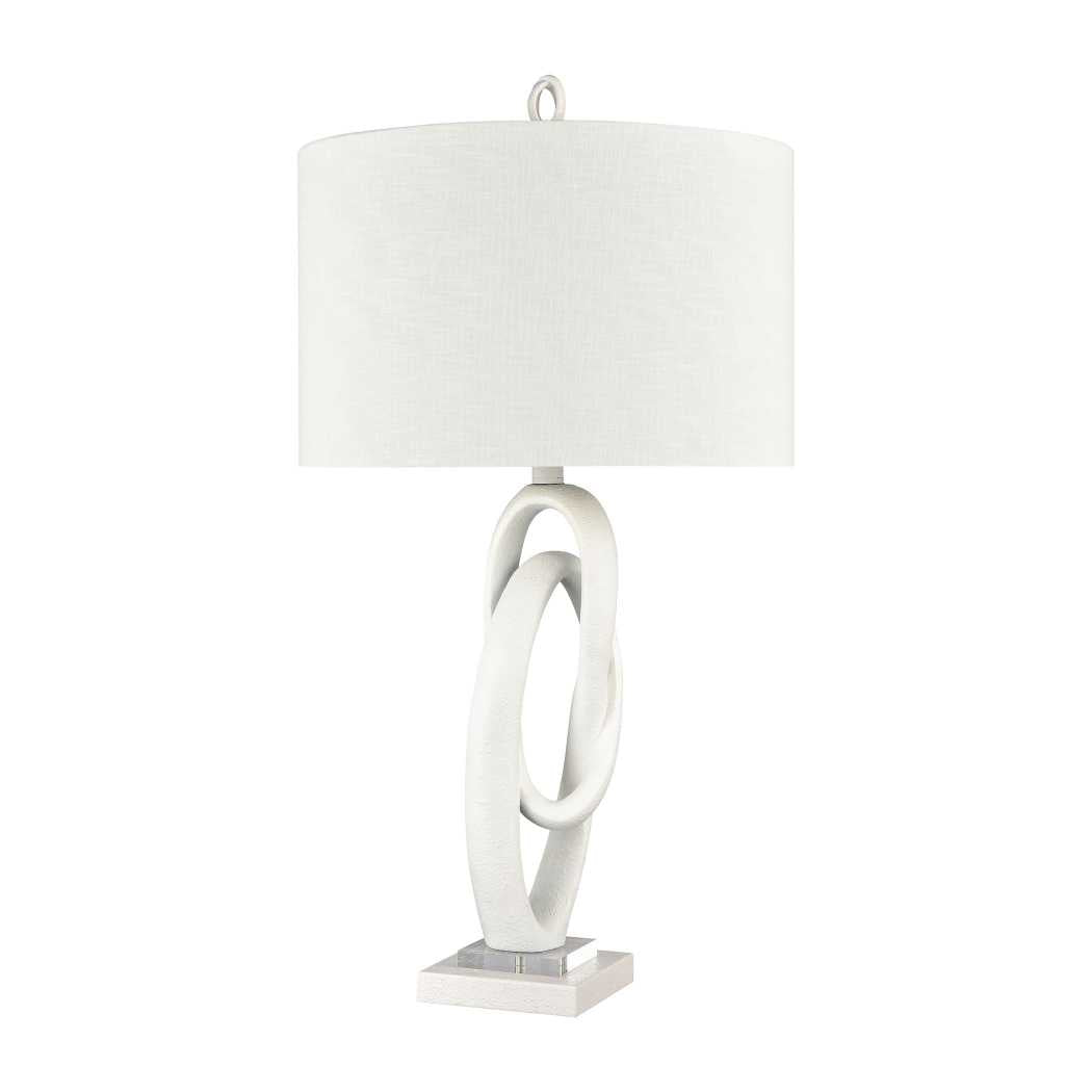 Jovian 30'' High 1-Light Table Lamp - Matte White By ELK |Table Lamps |Modishstore - 2