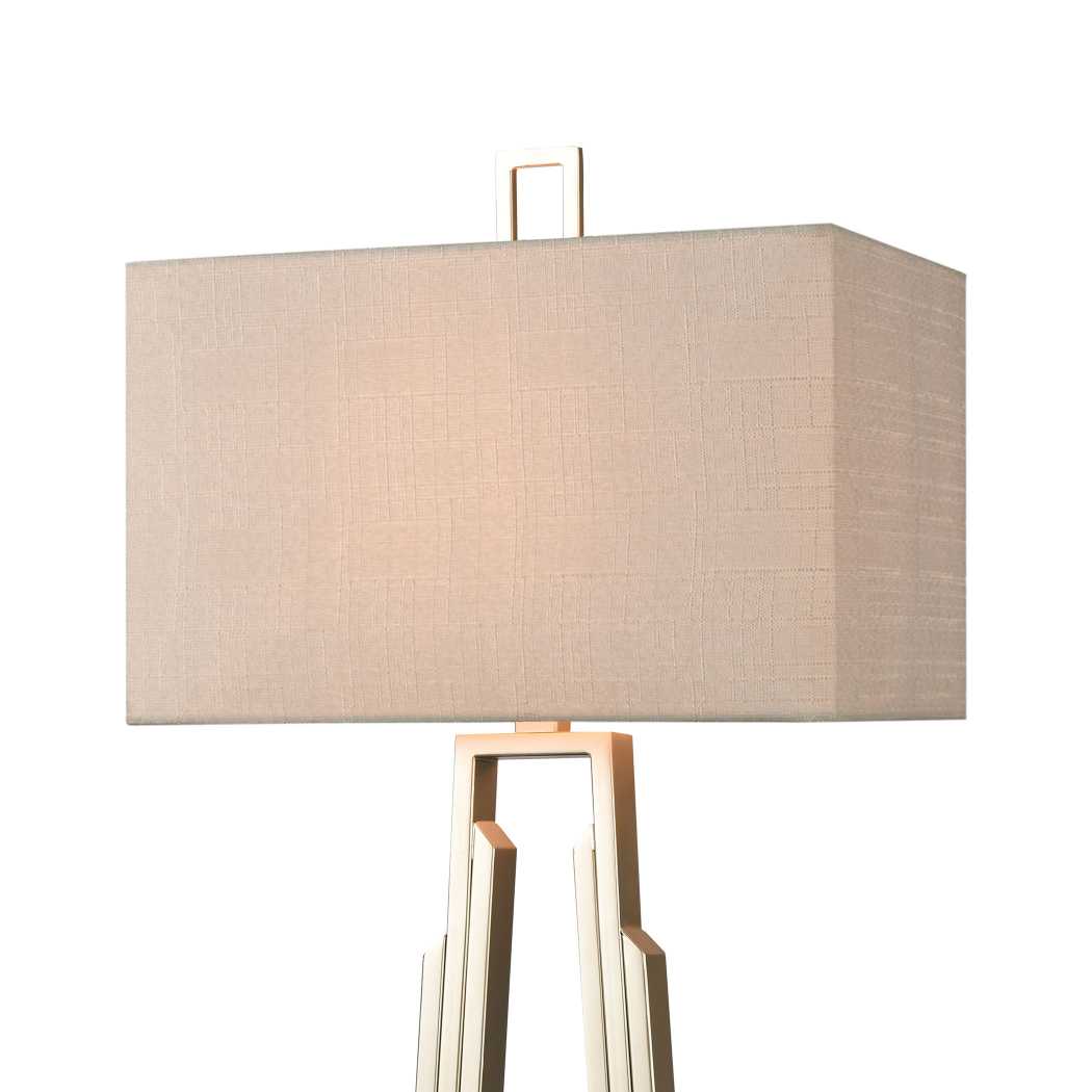 Stoddard Park 33'' High 1-Light Table Lamp - Champagne Silver By ELK |Table Lamps |Modishstore - 2