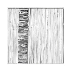 Stripe Wood Dimensional Wall Art - White By ELK