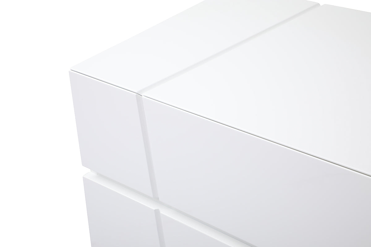 Modrest Chrysler Modern White Dresser | Dressers | Modishstore - 6